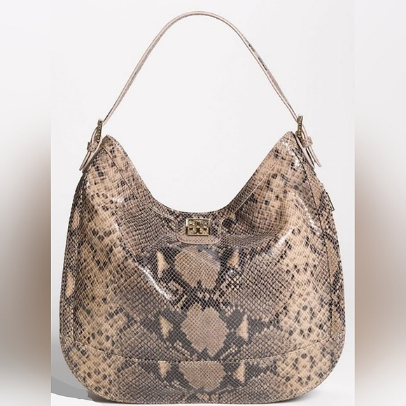 Tory Burch Handbags - TORY BURCH Catalina Python Hobo Bag